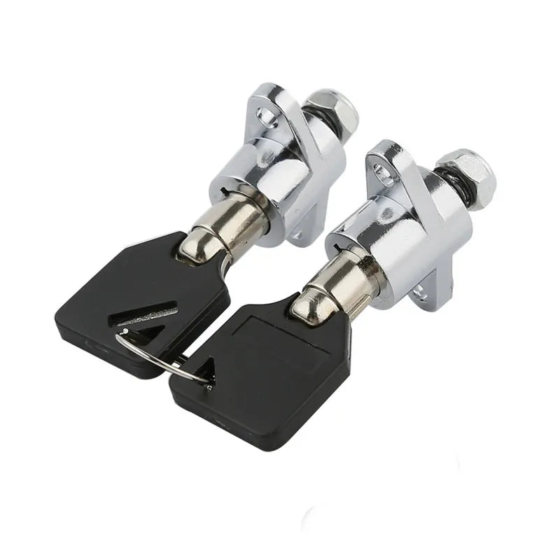 Voodoo Cycle House 2x Hard Saddlebag Lock & Key Set For Harley-Davidson Touring Models Electra Street Glide 2014-UP