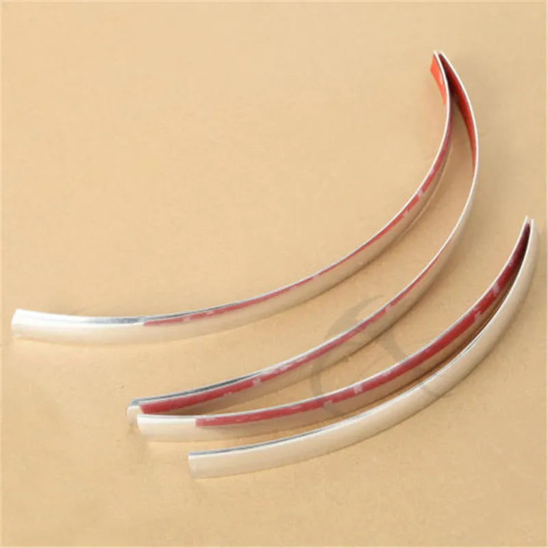 Voodoo Cycle House 4PC PVC Chrome Trim Strip For Saddlebags