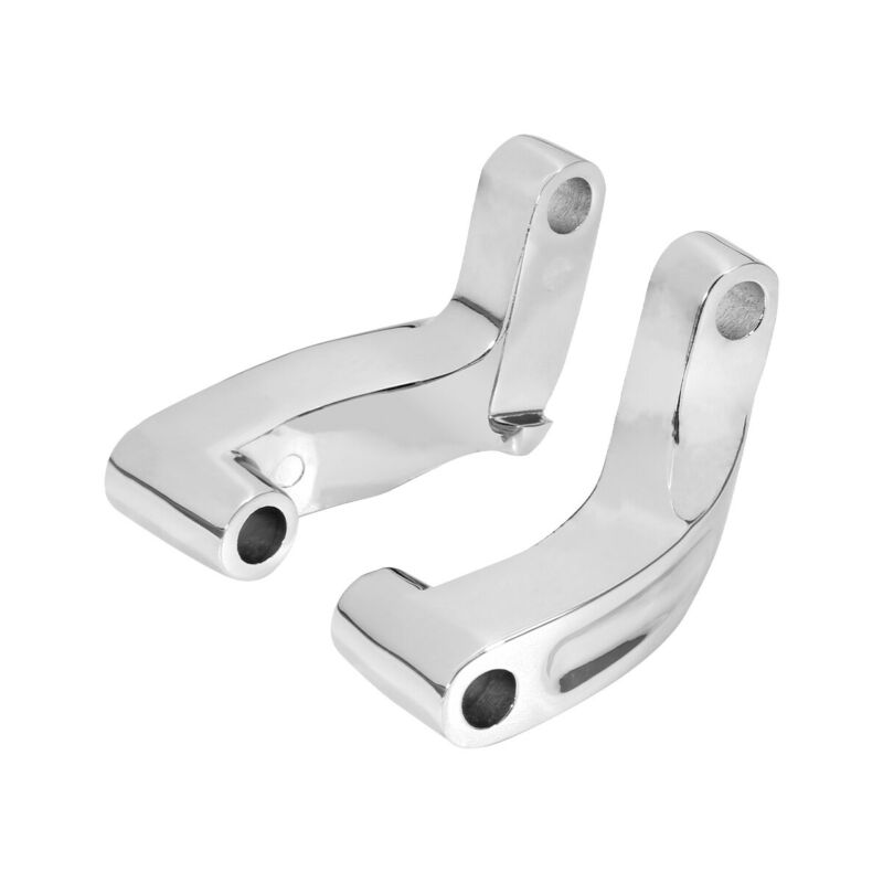 Voodoo Cycle House Mirror Mount Adapters For Harley-Davidson Softail Street Bob Wide Glide Dyna Fat Bob
