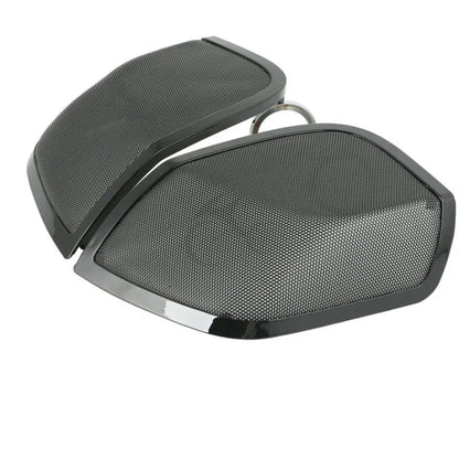 Voodoo Cycle House 5"x7" Saddlebag Lid Speaker Grills For Harley-Davidson Touring Models Electra Glide Road King 2014-UP