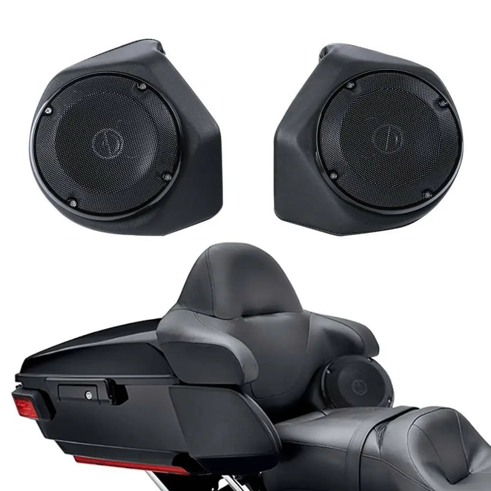 Voodoo Cycle House 6-1/2" Rear Speakers For Harley-Davidson Tour Pack Street Glide Road King 2014-UP