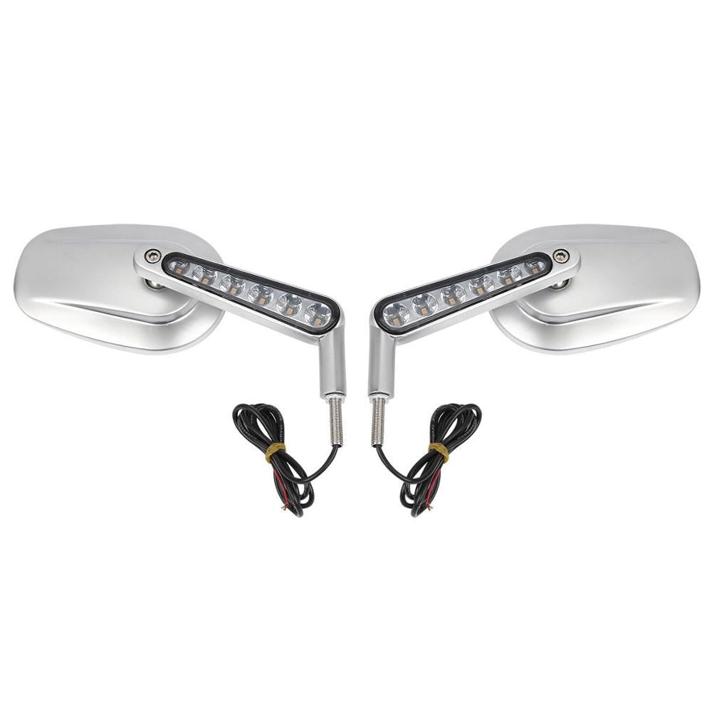 Voodoo Cycle House Custom Mirrors With LED Turn Signals For Harley-Davidson V ROD VRSCF 2009-2017 2016 2014 2010 2008