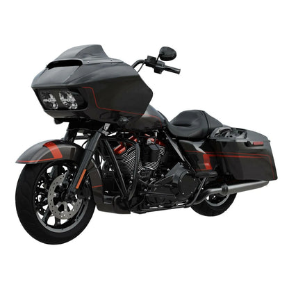 Voodoo Cycle House Custom Complete Vivid Black Painted Body Kit For Harley-Davidson Touring CVO Road Glide 2015-UP