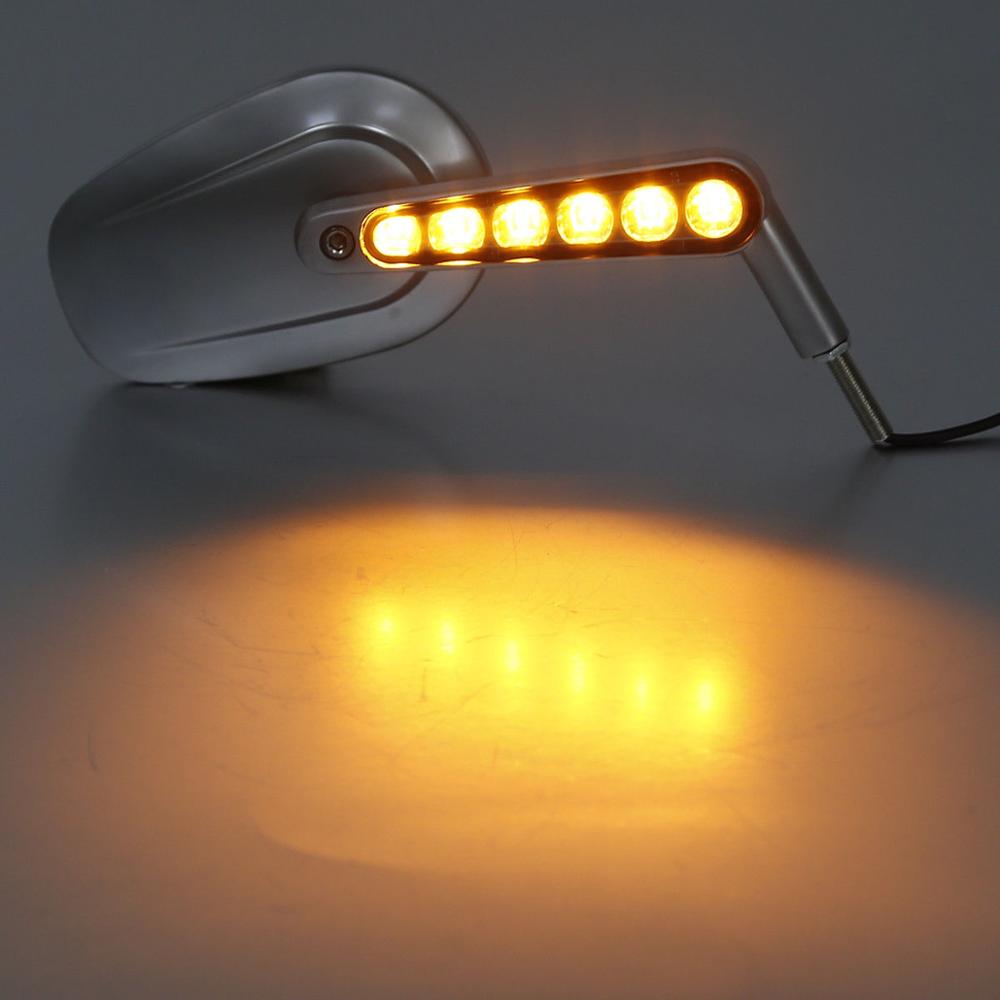 Voodoo Cycle House Custom Mirrors With LED Turn Signals For Harley-Davidson V ROD VRSCF 2009-2017 2016 2014 2010 2008