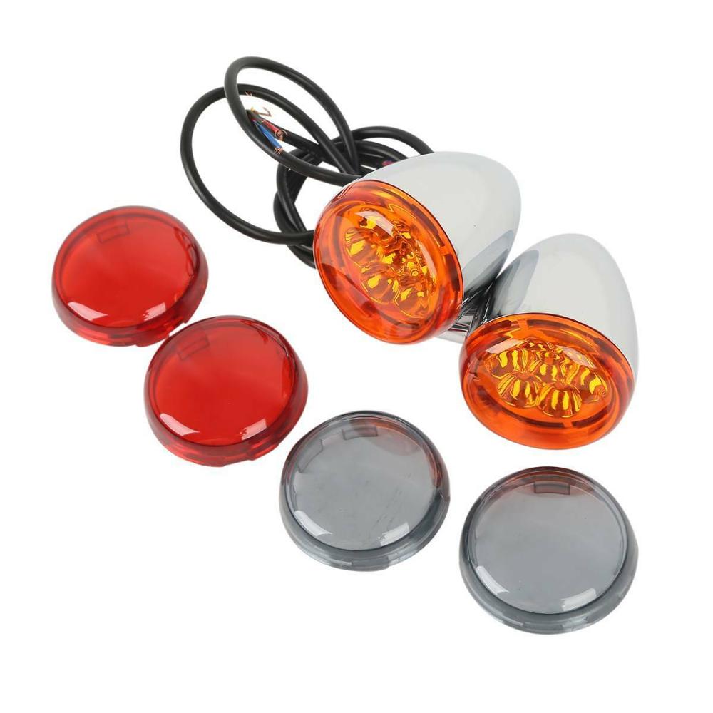 Voodoo Cycle House Custom Bullet Turn Signals / Brake Lights For Harley-Davidson - Custom Applications