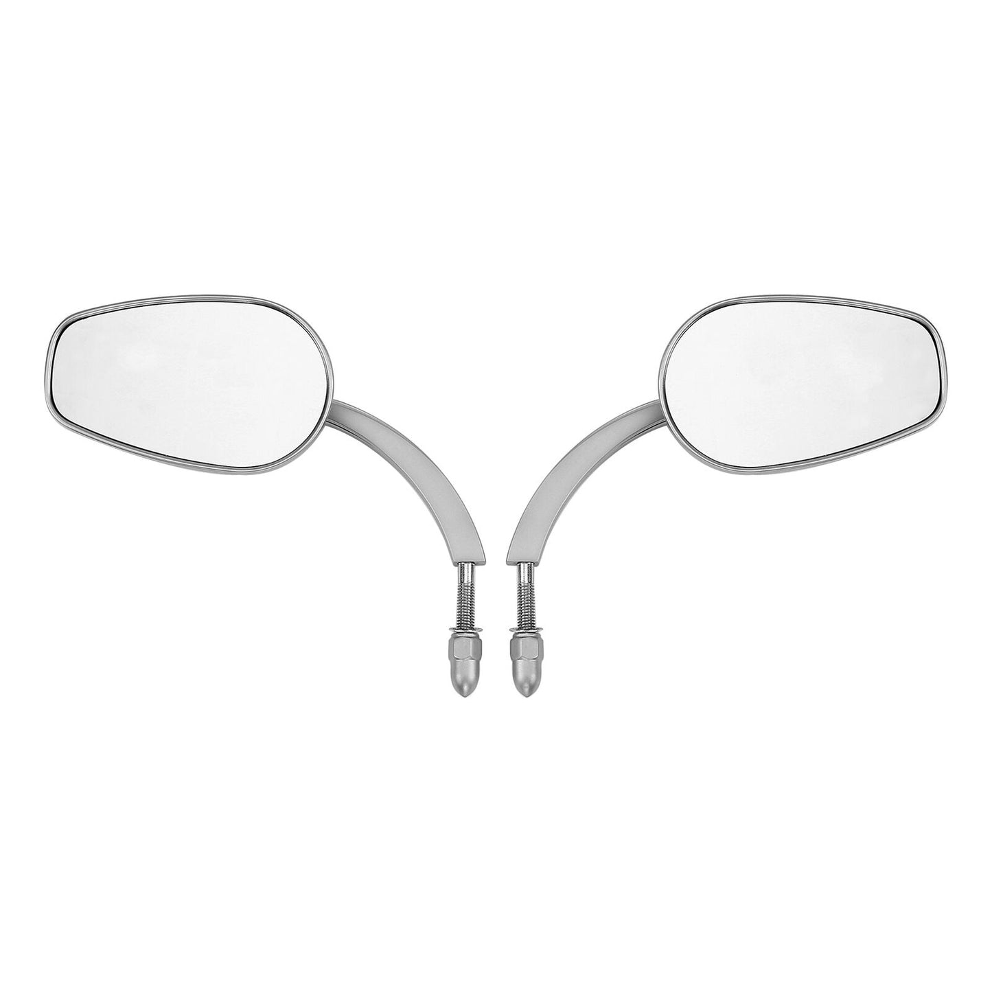 Voodoo Cycle House Custom Mirrors For Harley-Davidson & Custom Applications Touring Road Glide Sportster Softail Fat Boy FLSTN Street Bob VRSCDX Street 500 750 XG500 XG750