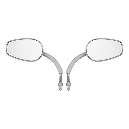 Voodoo Cycle House Custom Mirrors For Harley-Davidson & Custom Applications Touring Road Glide Sportster Softail Fat Boy FLSTN Street Bob VRSCDX Street 500 750 XG500 XG750