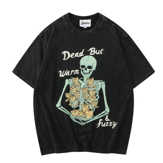 VOODOO MACHINE CO.  American Retro Washed Distressed Short Sleeve T-Shirt