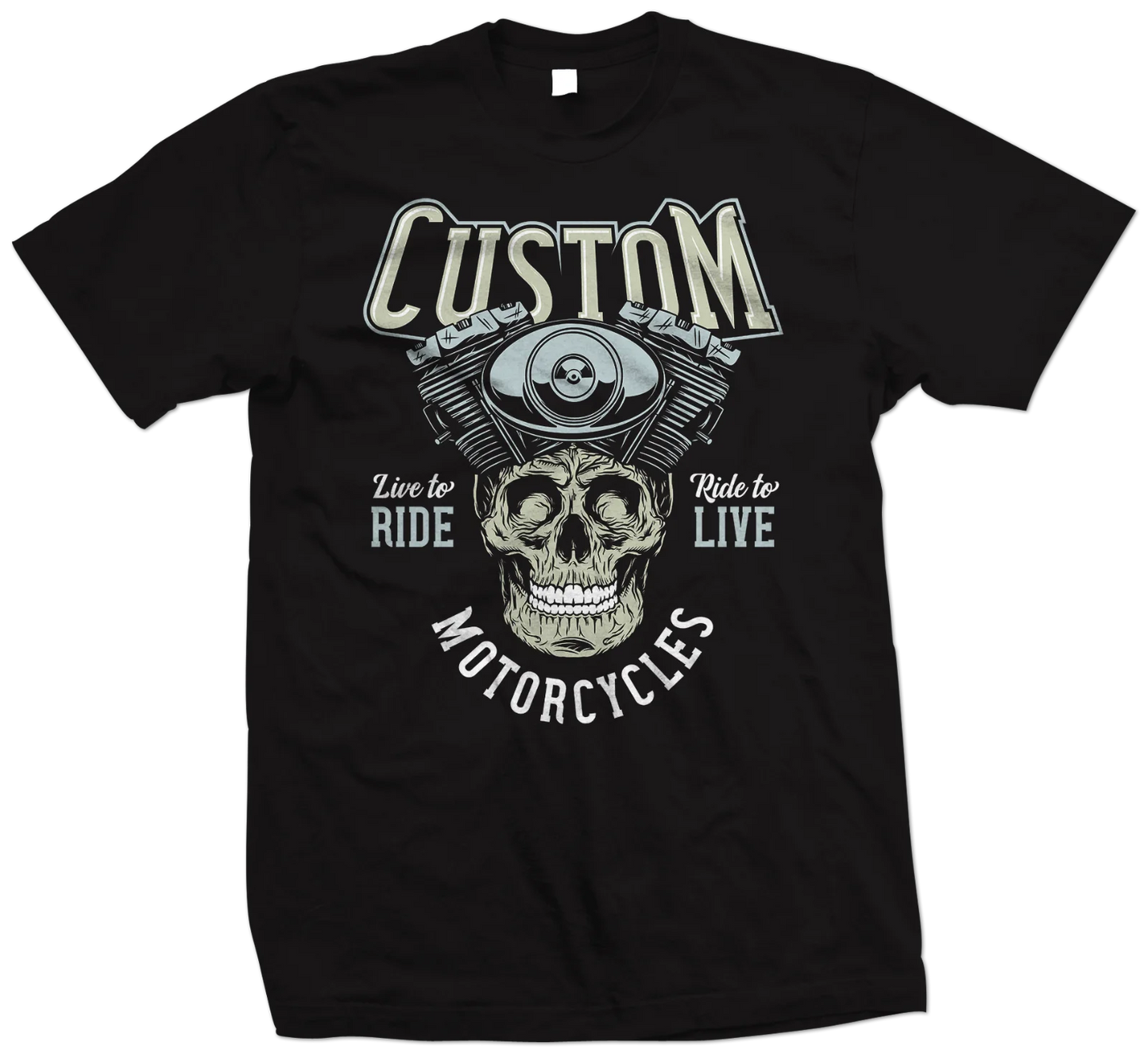 VOODOO CYCLE HOUSE Biker Men Women Cotton Assorted T-Shirts Motorcycle Cafe Racer Chopper Classic Big Size Tee New Arrival Motorcycle Top S-4XL
