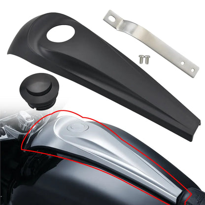 Voodoo Cycle House Custom Smooth Dash Fuel Tank Console Trim Panel Kit For Harley Touring Glides Road King 2008 Up