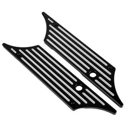 Voodoo Cycle House Custom Saddlebag Latch Cover Set For Harley-Davidson Touring Models Road King Street Electra Glide 1993-2013 CVO Ultra Classic