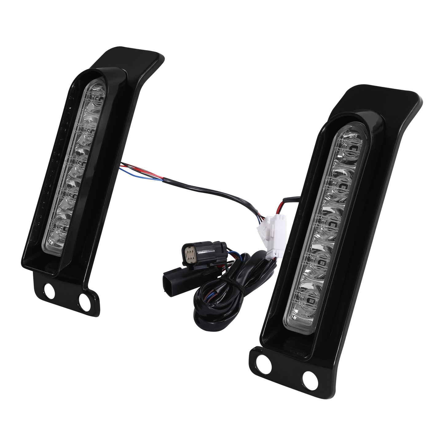 Voodoo Cycle House Custom LED Saddlebag Support Lights For Harley-Davidson Touring Models