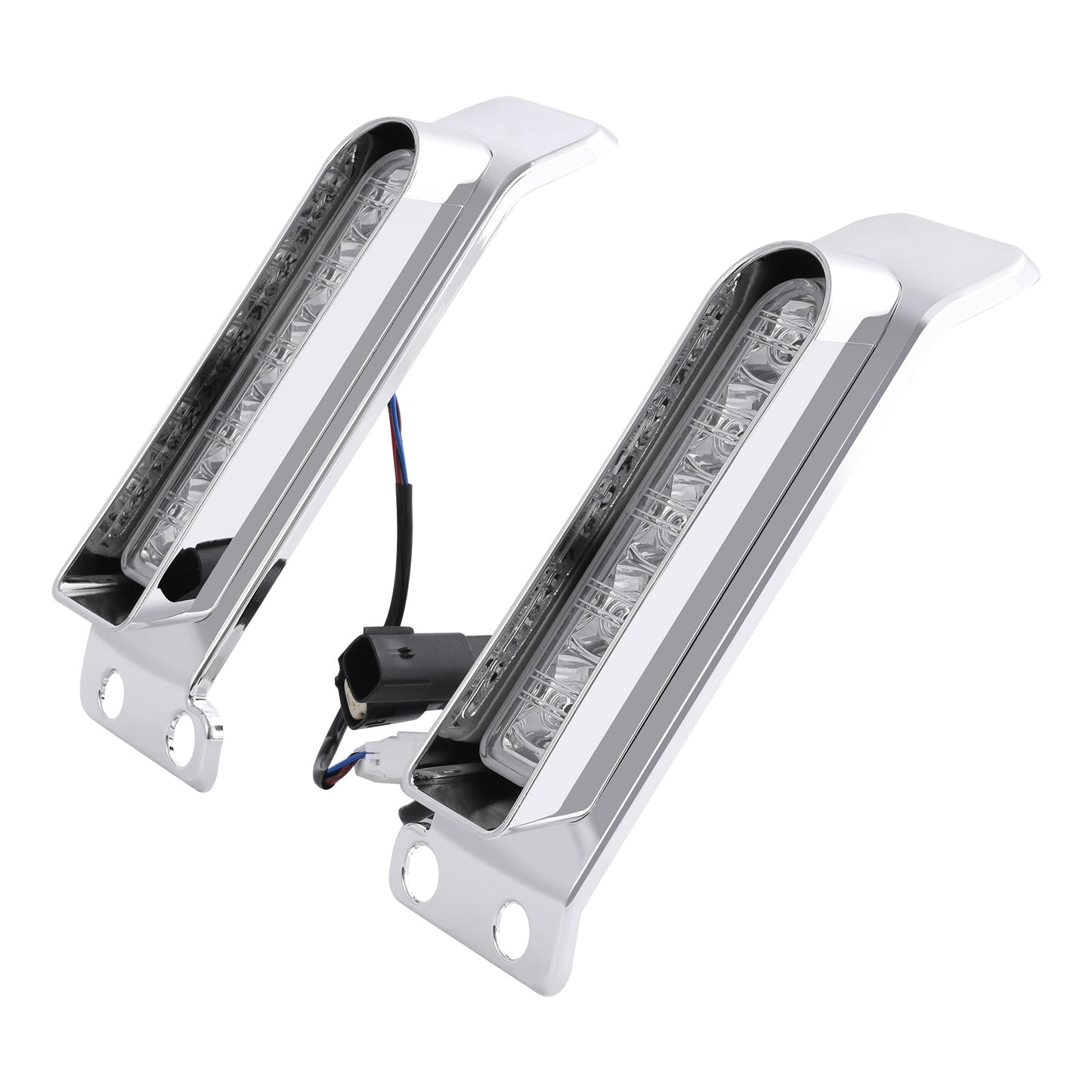 Voodoo Cycle House Custom LED Saddlebag Support Lights For Harley-Davidson Touring Models