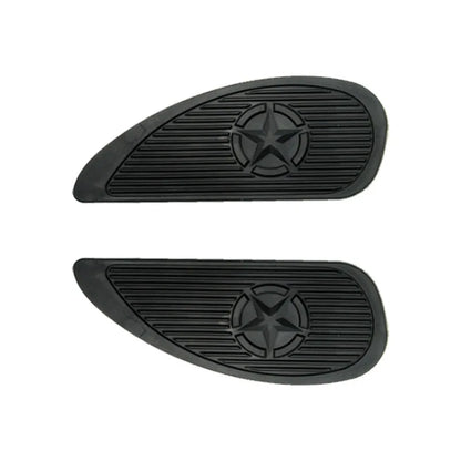 VOODOO CYCLE HOUSE Universal Black Gas Fuel Tank Covers