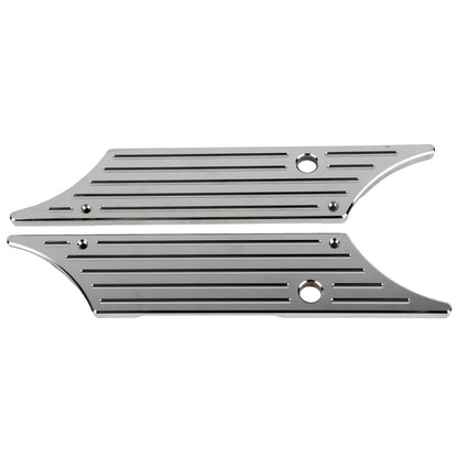 Voodoo Cycle House Custom Saddlebag Latch Cover Set For Harley-Davidson Touring Models Road King Street Electra Glide 1993-2013 CVO Ultra Classic