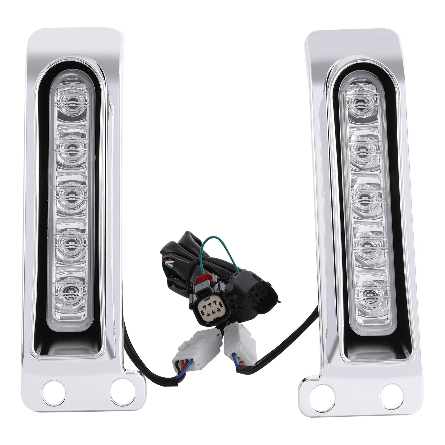 Voodoo Cycle House Custom LED Saddlebag Support Lights For Harley-Davidson Touring Models