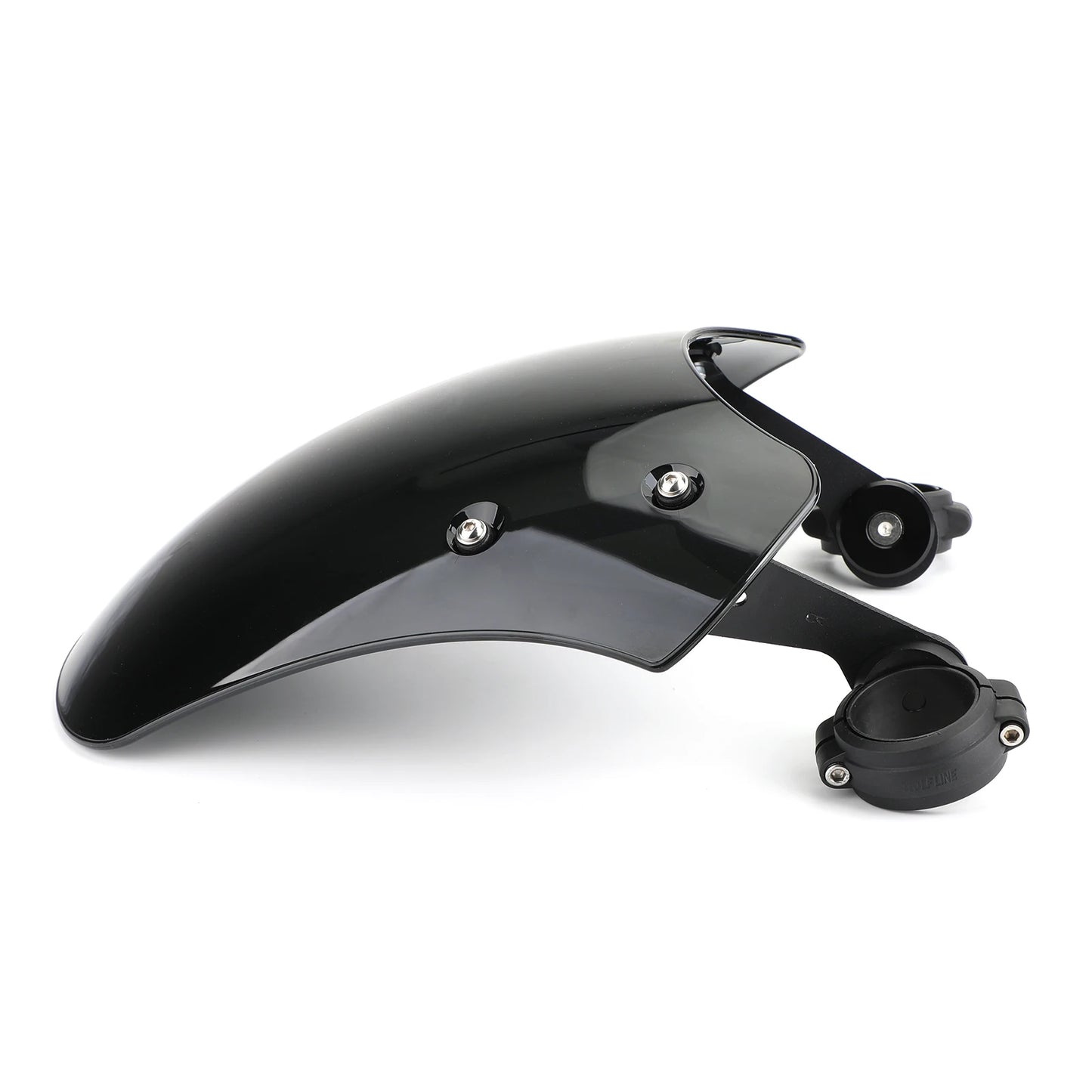 VOODOO CYCLE HOUSE ABS Motorcycle Windscreen Windshield for Harley Dyna Softail Models Black
