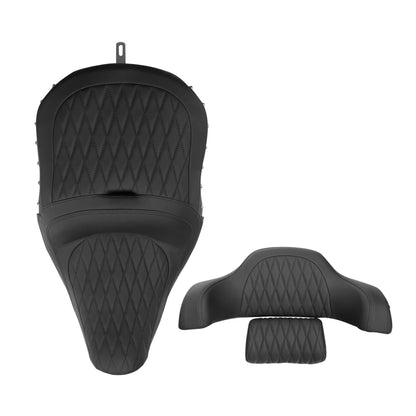 Voodoo Cycle House Custom Driver & Passenger Seat For Indian Chieftain 2014-2022 Roadmaster 2015-2022 Springfield Vintage Dark Horse