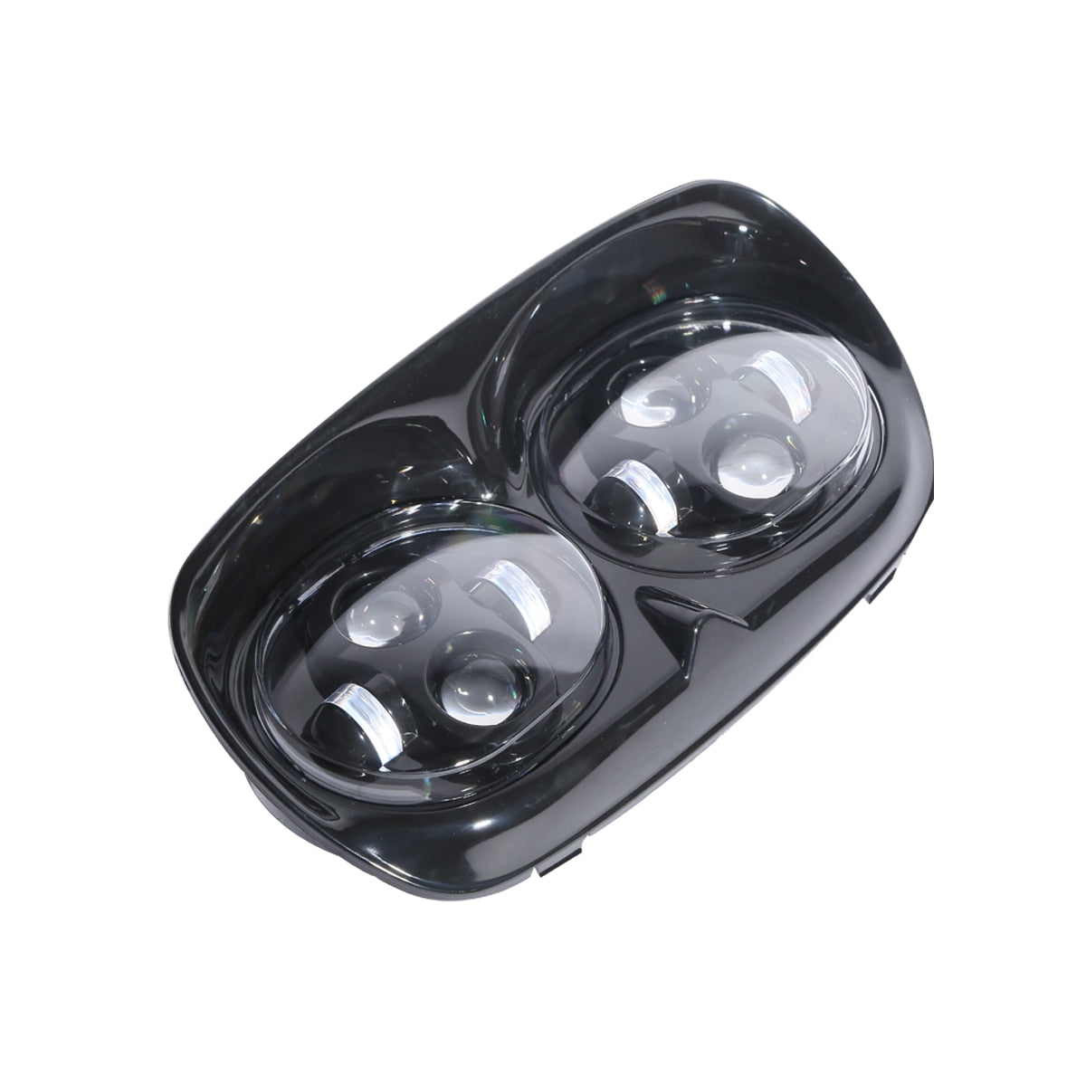 Voodoo Cycle House Dual LED Headlight For Harley-Davidson Road Glide 1998-2013