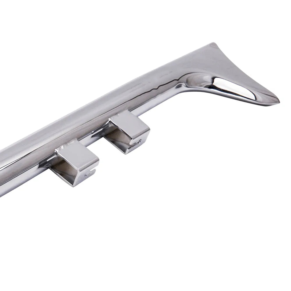 Voodoo Cycle House Custom 36" Fishtail Exhaust Slip On Mufflers Chrome For Harley-Davidson Touring Models