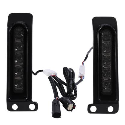 Voodoo Cycle House Custom LED Saddlebag Support Lights For Harley-Davidson Touring Models