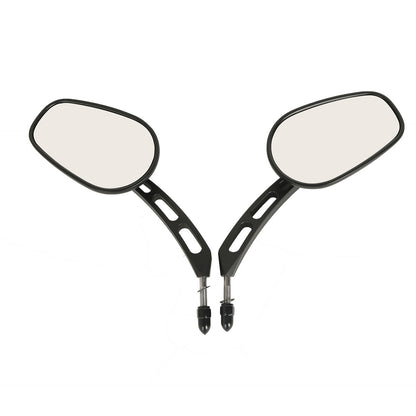 Voodoo Cycle House Custom Mirrors For Harley-Davidson & Custom Applications Touring Street Electra Glide Road King Sportster 883 1200 Dyna Fat Boy Bob Heritage Softail