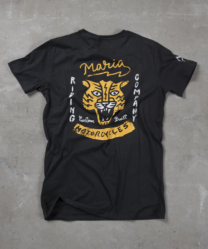Motorcycle Off road Race Mad Tiger Printed Motorcycle Sport Speed Conquer Men's MARIA Loose Breathable Sweat Absorbing T-shirt