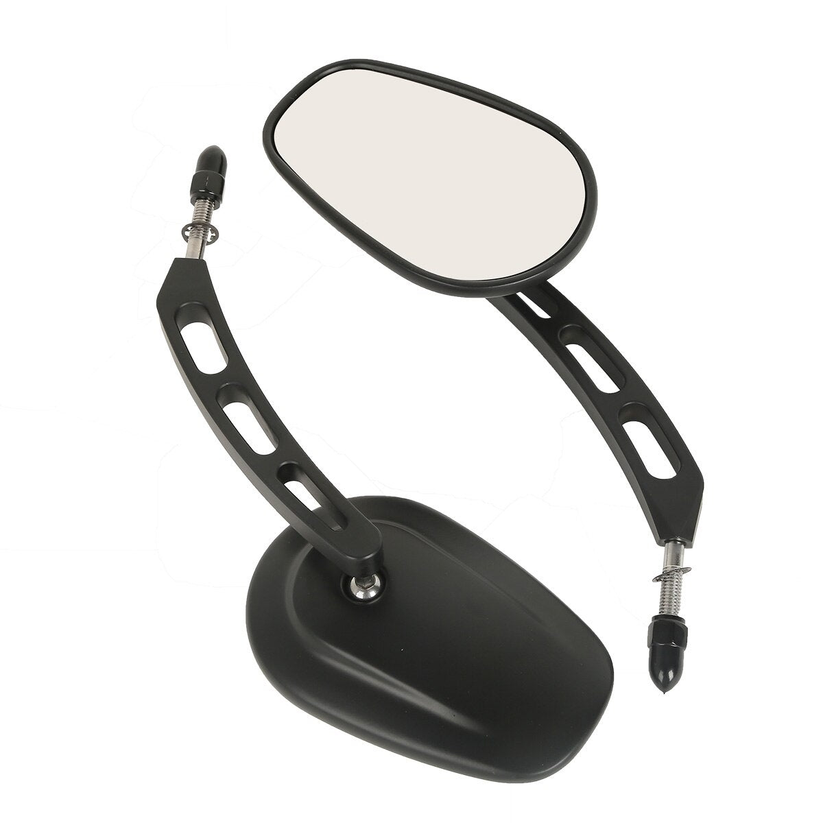 Voodoo Cycle House Custom Mirrors For Harley-Davidson & Custom Applications Touring Street Electra Glide Road King Sportster 883 1200 Dyna Fat Boy Bob Heritage Softail