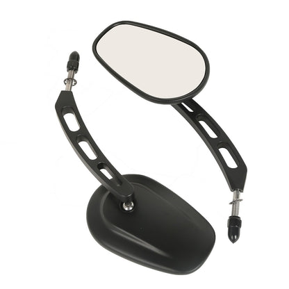 Voodoo Cycle House Custom Mirrors For Harley-Davidson & Custom Applications Touring Street Electra Glide Road King Sportster 883 1200 Dyna Fat Boy Bob Heritage Softail