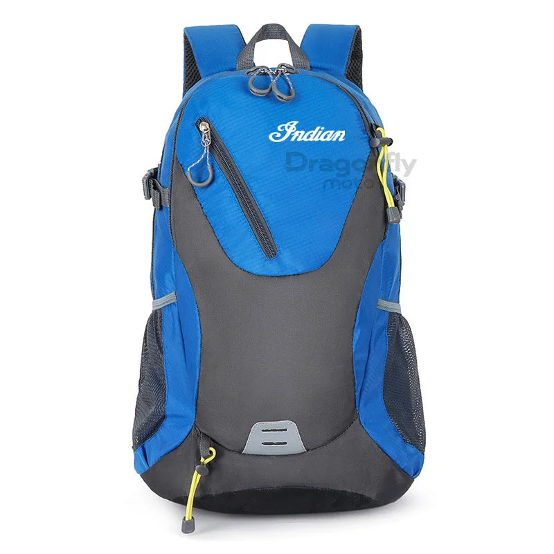 Indian FTR 1200 S FTR1200 Carbon / Rally Chief VINTAGE Scout Racing travel Men waterproof Backpack Bag Motorcycle Gift