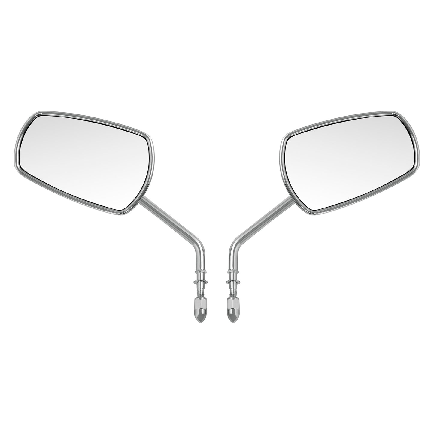 Voodoo Cycle House Custom Mirrors For Harley-Davidson & Custom Applications Sportster Dyna Softail Touring Road King Street Glide