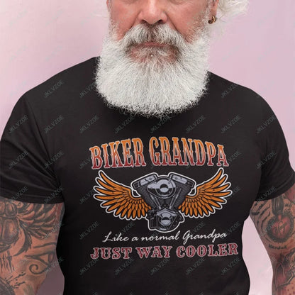Voodoo Machine CO. Biker Grandpa Motorcycle T-shirt