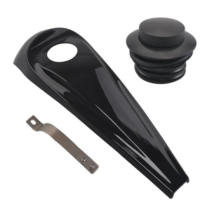 Voodoo Cycle House Custom Smooth Dash Fuel Tank Console Trim Panel Kit For Harley Touring Glides Road King 2008 Up