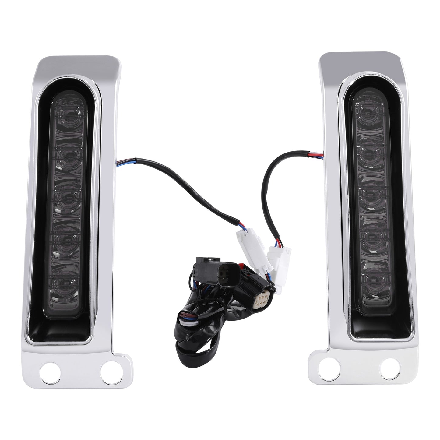 Voodoo Cycle House Custom LED Saddlebag Support Lights For Harley-Davidson Touring Models