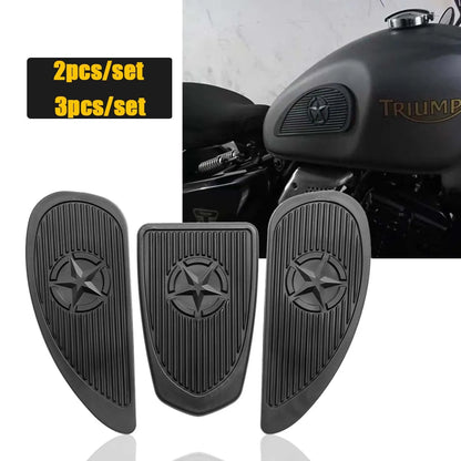VOODOO CYCLE HOUSE Universal Black Gas Fuel Tank Covers