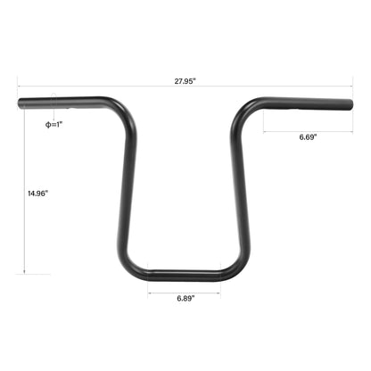 Voodoo Cycle House Custom Ape Hanger Handlebars For Various Harley-Davidson Models