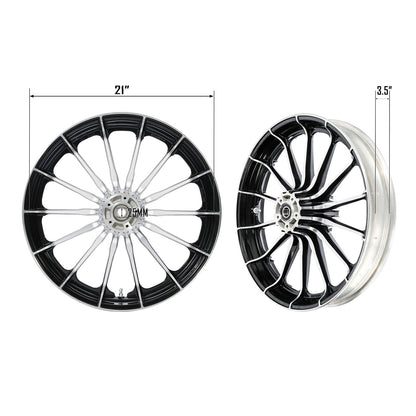 Voodoo Cycle House Custom 21" X 3.5" Front Wheel For Harley-Davidson Touring ABS Models Street Road Electra Glide 2008-UP