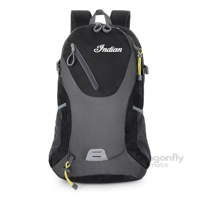 Indian FTR 1200 S FTR1200 Carbon / Rally Chief VINTAGE Scout Racing travel Men waterproof Backpack Bag Motorcycle Gift
