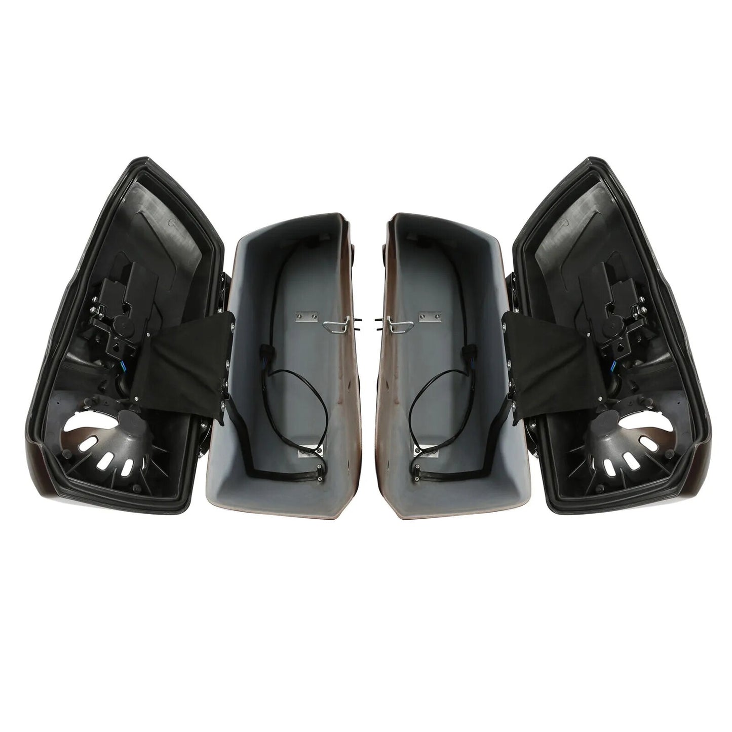 Voodoo Cycle House Custom Factory Painted Saddlebags With 6.5'' Speaker Cutouts For Indian 2019-2022 Chieftain Roadmaster Limited Challenger Springfield Dark Horse Elite