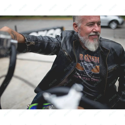 Voodoo Machine CO. Biker Grandpa Motorcycle T-shirt