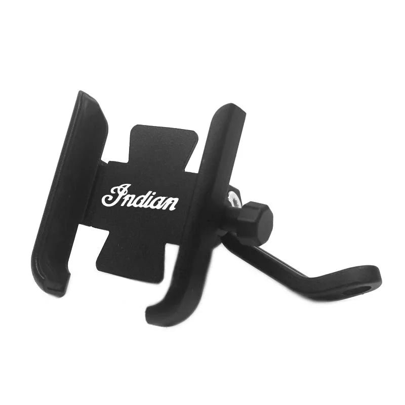 Voodoo Cycle House Indian FTR 1200 S FTR1200 Carbon / Rally Chief VINTAGE Scout CNC Handlebar - Mirror Mount Mobile Phone Holder