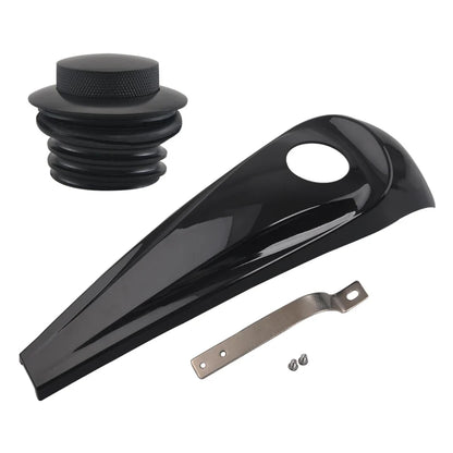 Voodoo Cycle House Custom Smooth Dash Fuel Tank Console Trim Panel Kit For Harley Touring Glides Road King 2008 Up