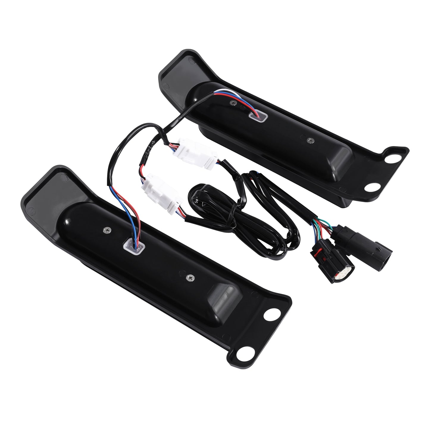 Voodoo Cycle House Custom LED Saddlebag Support Lights For Harley-Davidson Touring Models