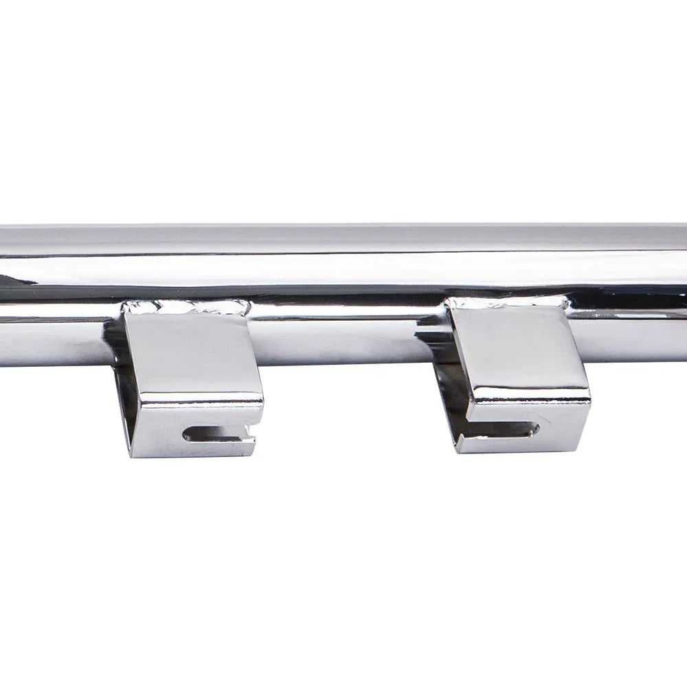 Voodoo Cycle House Custom 36" Fishtail Exhaust Slip On Mufflers Chrome For Harley-Davidson Touring Models