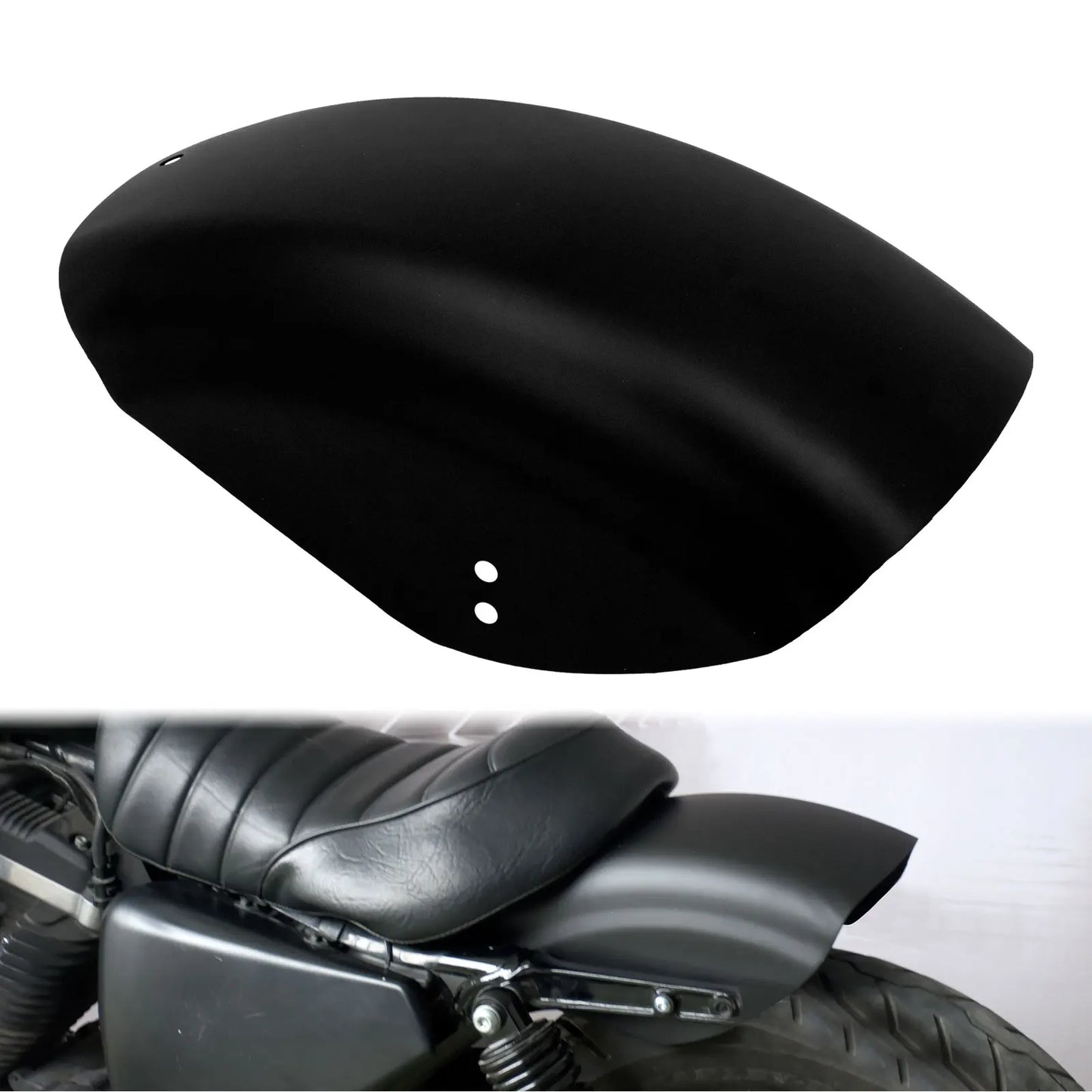 Voodoo Cycle House Custom Motorcycle Rear Fender For Harley Sportster XL883 1200 72 48