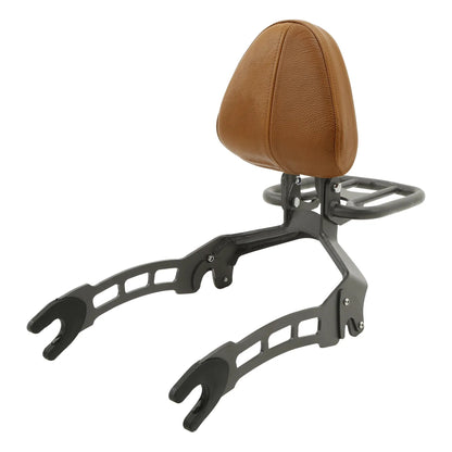 Voodoo Cycle House Custom Backrest With Mounting Spools & Luggage Rack For Indian Scout 2015-2022 Sixty 2016-2022