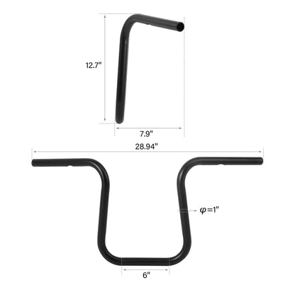 Voodoo Cycle House Custom Ape Hanger Handlebars For Various Harley-Davidson Models