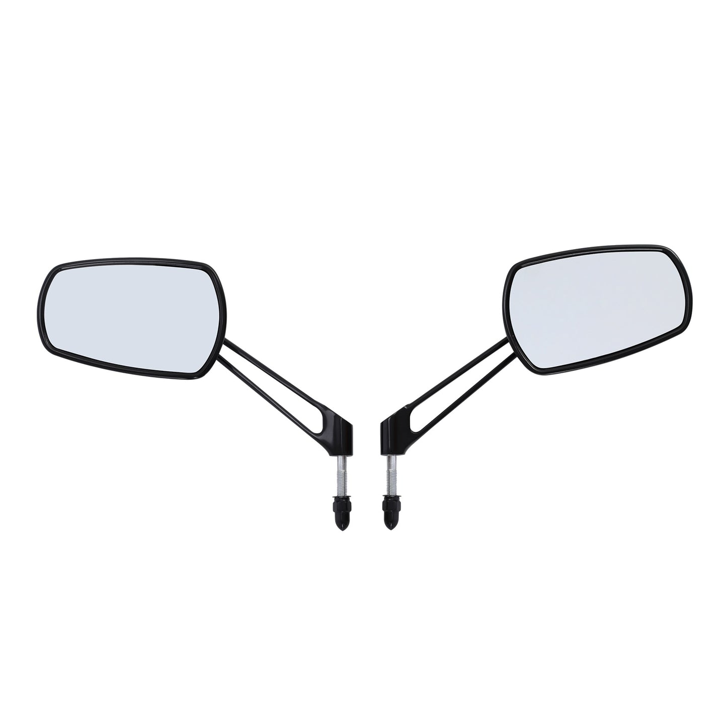 Voodoo Cycle House Custom Mirrors For Harley-Davidson & Custom Applications Touring Street Glide Road King Dyna Fat Boy Bob Low Rider Softail Slim Sportster 883