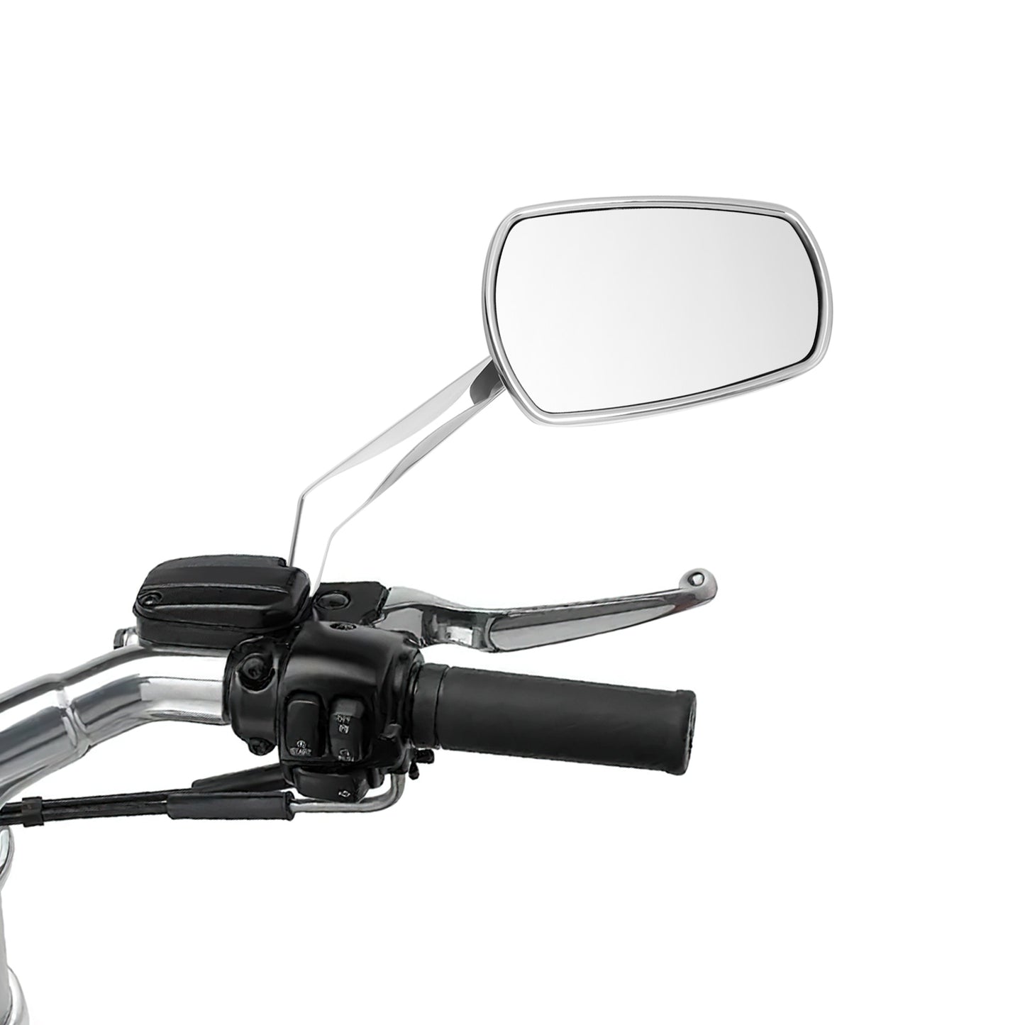 Voodoo Cycle House Custom Mirrors For Harley-Davidson & Custom Applications Touring Street Electra Glide Road King 1982-later