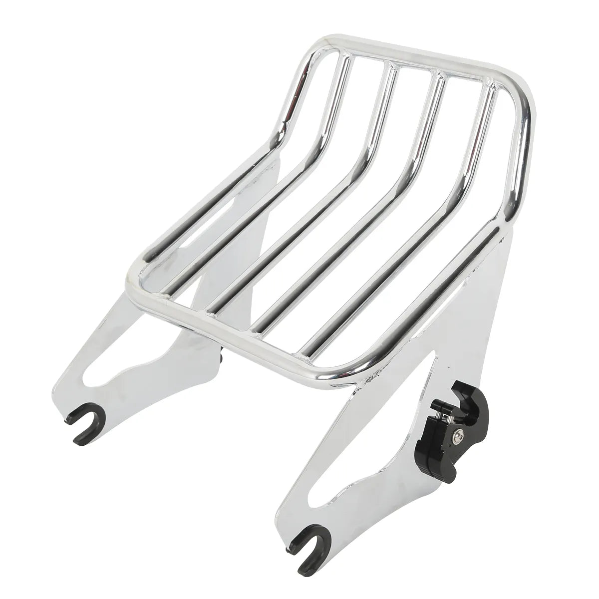 XFMT Motorcycles Chrome Tour Pack 2-UP Luggage Rack Mount XFMT Motorcycles Chrome Tour Pack 2-UP Luggage Rack Mount